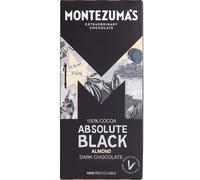 Montezumas Absolute Black with Almonds Chocolate Bar - 90g