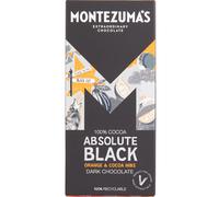 Montezumas Absolute Black with Orange & Cocoa Nibs Chocolate Bar - 90g