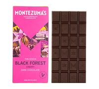 Montezuma's Black Forest, 70% Cocoa, Dark Chocolate With Cherry, Gluten Free & Naturally Vegan, 90g Bar
