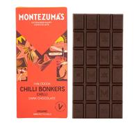 Montezumas Chilli Bonkers 74 Cocoa Dark Chocolate With Chilli Gluten Free N