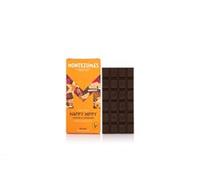 Montezumas Chocolate Happy Hippy 74% Dark Organic with Orange & Geranium 90g