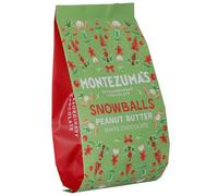 Montezuma's Christmas, White Chocolate Snowballs with Peanut Butter, 150g Bag