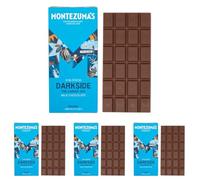 Montezuma's Darkside, 51% Cocoa, Dark Milk Chocolate, Gluten Free & Organic, 90g Bar (Pack of 4)
