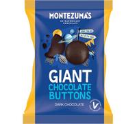 Montezuma's Giant Dark Chocolate Buttons, Gluten Free and Naturally Vegan, 120g Bag