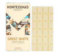Montezuma's Great White, Creamy Vanilla White Chocolate, Gluten Free & Organic, 90g Bar