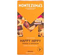 Montezuma's Happy Hippy Organic Orange & Geranium Dark Chocolate - 90g