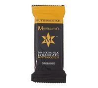 Montezuma's Organic 54% Milk Chocolate Butterscotch 25g Bar [Pack 26]