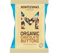 Montezuma's Organic White Chocolate Buttons, Gluten Free, 120g Bag