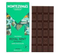 Montezuma's Royal Mint, 74% Cocoa, Dark Chocolate With Peppermint, Gluten Free, Naturally Vegan & Organic, 90g Bar