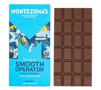 Montezuma's Smooth Operator, 37% Cocoa, Smooth Milk Chocolate, Gluten Free & Organic, 90g Bar