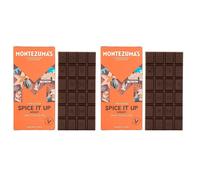 Montezumas Spice It Up 70 Cocoa Dark Chocolate With Ginger Gluten Free Nat