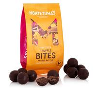 Montezuma's Truffle Bites, 70% Cocoa, Dark Chocolate With Peanut Butter, Gluten Free & Naturally Vegan, 120g Bag