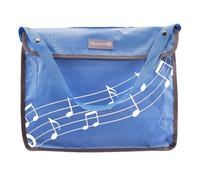 Montford Sheet Music Book Bag Large - Blue - Carry multiple music books to lessons and rehearsals. With shoulder strap.