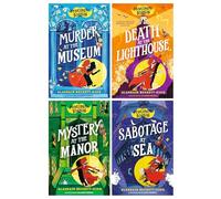 Montgomery Bonbon Series 4 Books Collection Set By Alasdair Beckett-King (Sabotage at Sea, Murder at the Museum, Death at the Lighthouse & Mystery at the Manor)