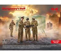 Montgomery's Staff Figure 1:35 Plastic Model Kit ICM