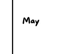 Month May - Humorous Notebook | 6" x 9" | 120 lined Pages | Versatile & Portable: Perfect for Notes, Sketches, Drawings & Memos - Gifts