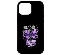 Month of the Military Child Dandelion Purple Bow Case for iPhone 16 Pro Max