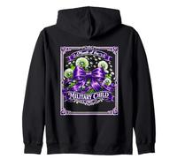 Month of the Military Child Dandelion Support Zip Hoodie