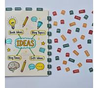Monthly Adhesive Index Tabs Month Stickers for Students, Professionals, and Planning Enthusiasts (Prosperity)