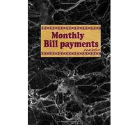 monthly bill payments reminder: Tracker Organizer Planner Log Book Money Debt Keeper Family Budgeting Financial ... Notebook Simple Accounting Ledger ... Date, Amount Due, Amount Paid, Unpaid Balance