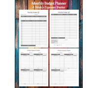 Monthly Budget Planner & Weekly Expense Tracker: 12-Month Bill Organizer & Payment Checklist / Business and Personal Finance Journal Planning Workbook ... Management. Large Size 8.5"x 11", 149 pages