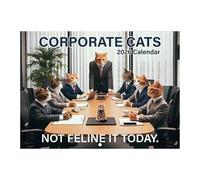 Monthly Calendar | 1 x Yearly and Monthly Calendar | 28.5 x 21 cm for Planning Room, Living Room, Desk or Fridge, Large Space Notes, Family, Home and Office