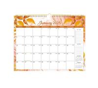 Monthly Calendar 2025,2025 Wall Calendar, Family Planner Month to Display Calendar, Seasonal Design Organization and Planning Calendar, January 2025 to December