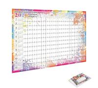 Monthly Calendar 2026-2026 12 Months Wall Calendar Large Monthly Planner Academic Poster for Classroom School Family Teacher Student Home Office