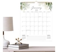 Monthly Calendar 2026,Large Waterproof Planner with Grid,January to December Planner in Sturdy Paper | For Appointments Agenda Planning Office Classroom