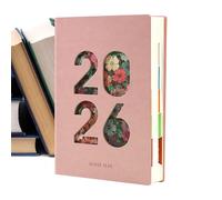 Monthly Calendar and Planner, Journal Planning Notebook, Monthly Calendar for Year 2026, for Use at Desk, Office, Home Office and Business