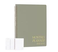 Monthly Calendar Planner, Aesthetic Monthly Planner and Notebook, Concise Smooth Schedule Organizer Journal for Task Checklist, , Student, Teacher Use