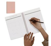Monthly Calendar Planner Smooth Schedule Organizer Journal Task Check List | Aesthetic Monthly Planner And Notebook for School, Kitchen, Desk, Travel, Family, Student, Teacher