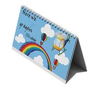 Monthly Desk Calendar, 2026 Creative Planners, 7.48x10.24in Amusement Park Theme, Note Taking Design, Monthly Planner Calendars for School Home, Workplace, Family, Organizing