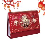 Monthly Desk Calendar | Schedule Manageme Planner | Year Of The Horse 12 Month - for Classroom Dining Living Bedroom Study Rooms Students Kids Teachers Teens Adults Friends