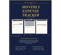 Monthly Expense Tracker Book: Management of Salary Spending | 105 Pages | Personal Finance Book [8.5*11]