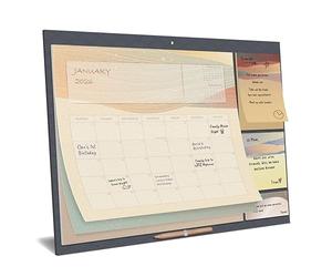 Monthly Family Calendar 2026 - Aesthetic Magnetic Wall Calendar with Sticky Notes - Organiser for Wall or Fridge - Now until December 2026, 30x40cm