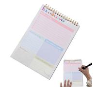 Monthly Financial Planner - 5.83 x 8.27 Inch Notebook for Spend Tracking, Portable Money Management Tool, 35 Sheet Spiral Bound Journal for Financial Decisions on the Go | Smooth