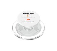 Monthly Mood Women Period Humor Snack Chocolate Cozy PopSockets PopGrip for MagSafe
