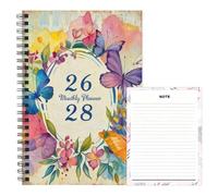 Monthly Organizer Planner - 2026 2028 Planning Journal Agenda, 3 Year Monthly Plan Book | A5 Writing Organizer Notebook For Classmates Family Friends Goal Setting