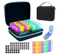 Monthly Pill Organizer 3 Times a Day, Month Pill Box 31 Daily Compartments