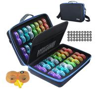 Monthly Pill Organizer Box 2 Times a Day 30 Day, Traval Pill Box with Portable Hard Case, Extra Large Medicine Box Holds Vitamin, Cod Liver Oil & Supplement