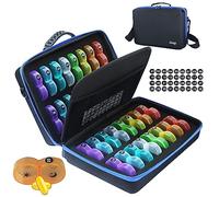 Monthly Pill Organizer Box 2 Times a Day, Monthly Pill Box AM PM with 32 Daily Pocket Case, Traval Pill Box with Portable Hard Case, Extra Large Medicine Box Holds Vitamin, Cod Liver Oil & Supplement