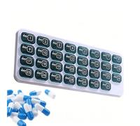 Monthly Pill Organizer for Travel 31-Day Medication Storage