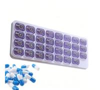 Monthly Pill Organizer for Travel Storage Case