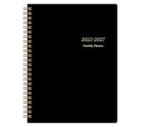 Monthly Planner 2025-2027, July 2025 - June 2027, 2 Year Calendar 2025-2027 Monthly Planner, 7.5" x 10", 24 month Calendar With Goals To Do List, Habit Tracker Suitable for Schools & Offices & Home