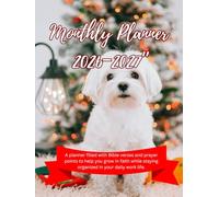 Monthly Planner 2026-2027: A productivity workbook filled with Bible verses and prayer points to help you grow in faith while staying organized in your daily work life