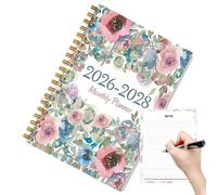 Monthly Planner 2026-2028, Long-Term Planning Solution, 21x14cm, Goal Setting Notebook, Portable Academic Journal, Sturdy Paper Quality, For Work Scheduling Daily Tasks Students