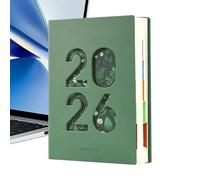 Monthly Planner, Agenda Journal and Notebook for Appointments and Notes, 2026 Agenda Notebook - For Use at Desk, Office, Home Office and Business