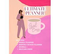 Monthly Planner for Women | Monthly Budget Planner | Gratitude Journal | Self Care Checker | 2025 Edition | 250+ Pages, A4 | Girl Boss |