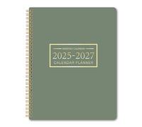 Monthly Planner July 2025 - June 2027, Monthly Calendar for 24 Monthes, 9×11 Inch, Teacher Planner, Hard PVC Cover, Spiral Bound, Time Management Calendar, Perfect for School & Office